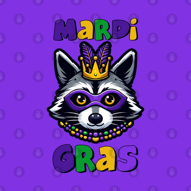 Mardi Gras Raccoon by hippohost