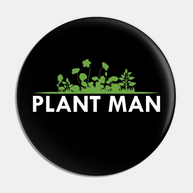 Plant man Pin by KC Happy Shop