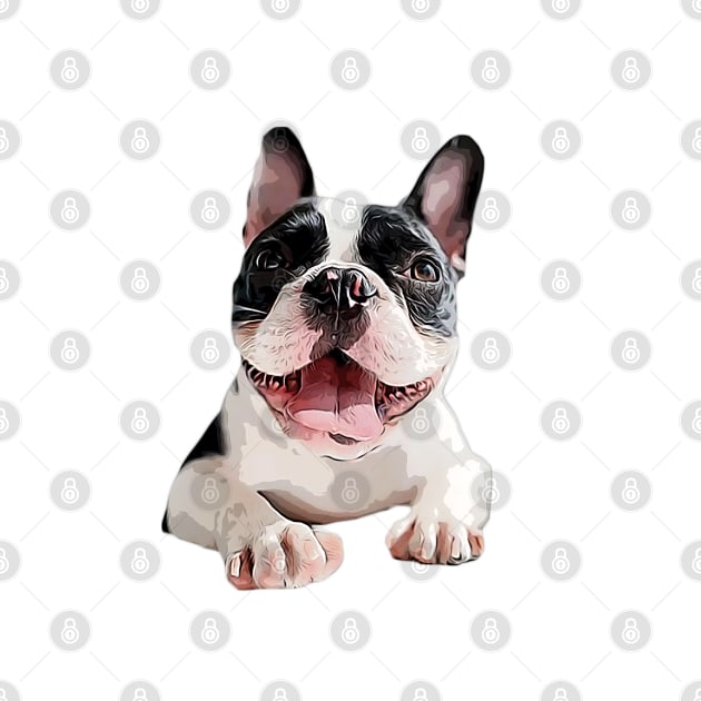 Boston Terrier Art by ElegantCat