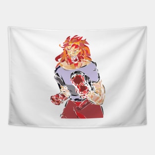 Fiery boxer Tapestry