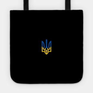 Ukrainian Trident Symbol Ukrainian flag Tote