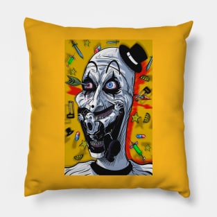 Clown art of art the clown for clowns and those who like clowns Pillow