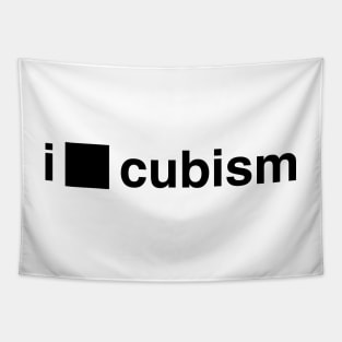 I Love Cubism (I Cube Cubism) Tapestry