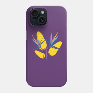 Tropical flowers Phone Case