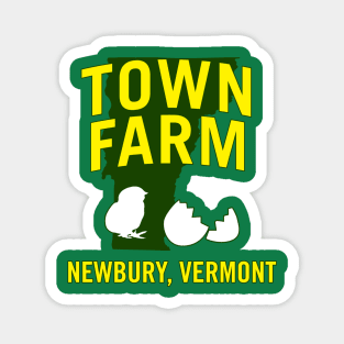 Town Farm Newbury Vermont Hatching Chick Magnet