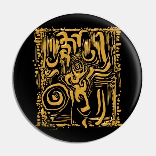 Aztec pattern - archeology design Pin