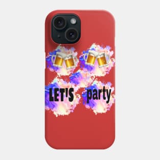 beer mug art Phone Case