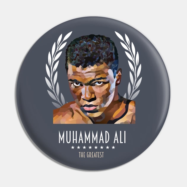 Muhammad Ali - The Greatest Pin by MoviePosterBoy