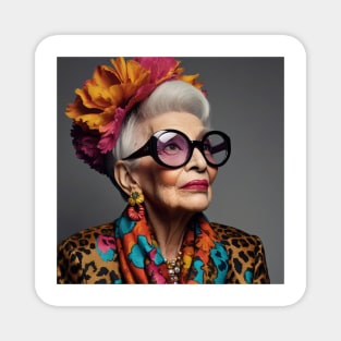 Iris Apfel Magnet