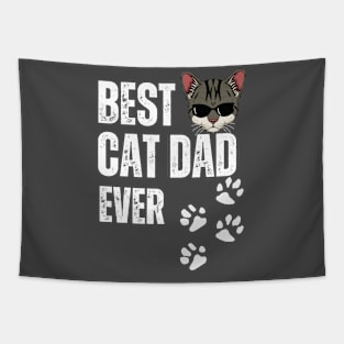 Best Cat Dad Ever Tapestry