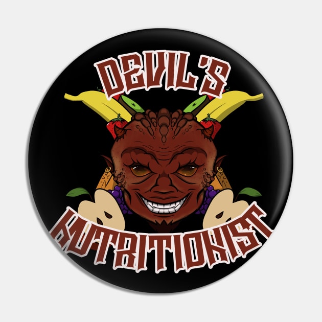 Devil's Nutritionist Pin by RampArt