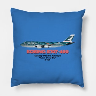 Boeing B747-400 - Cathay Pacific Airways "Asia's World City" Pillow