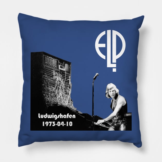 Superstar Emerson Lake And Palmer Band Pillow by Smithys