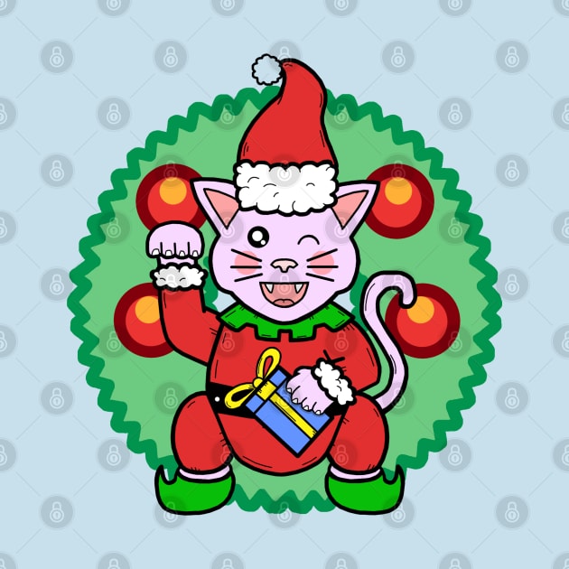 Lucky Cat-Xmas by FancyKat