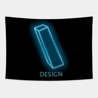 Cyan Design Neon Sign Tapestry