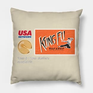 Distressed Kung Fu Theatre Pillow