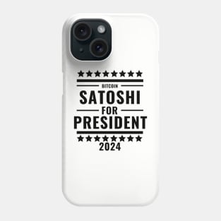 Satoshi for President Phone Case