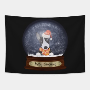 English Bull Terrier Christmas Gift Tapestry