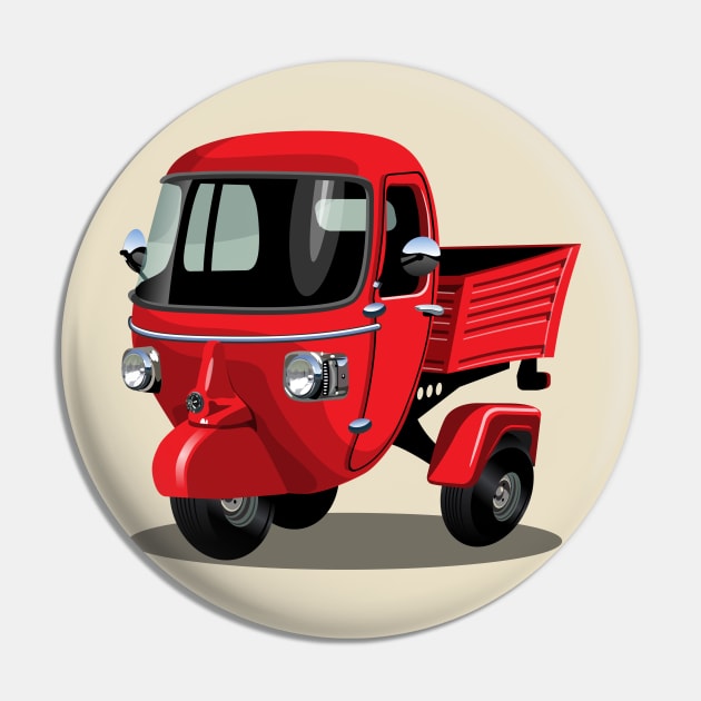 Cartoon delivery  cargo scooter Pin by Mechanik