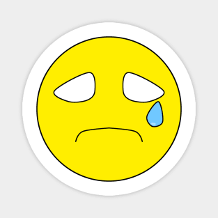The sad face emoji Magnet