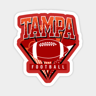 Tampa Bay Football Gameday Retro Magnet