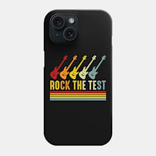 Rock The Test Guitar Teacher - Test Day Phone Case