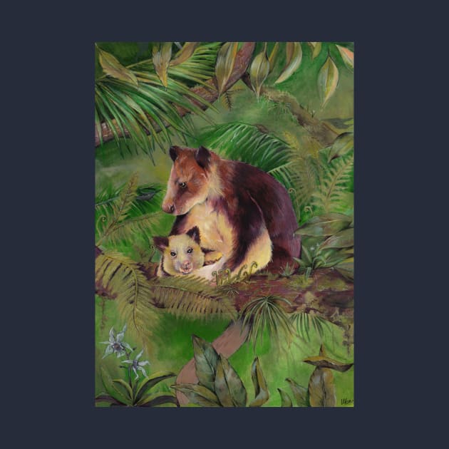 Tree Kangaroo by IndiasIllustrations