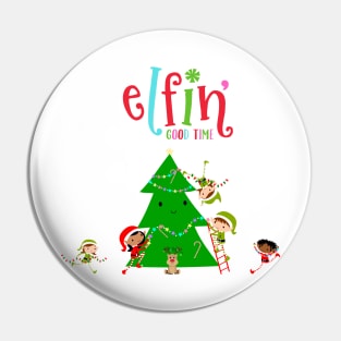 Elfin’ Good Time Pin