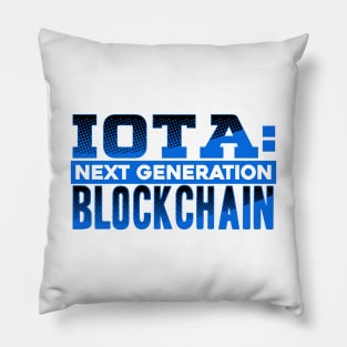 IOTA: Next Generation Blockchain Cryptocurrency Pillow