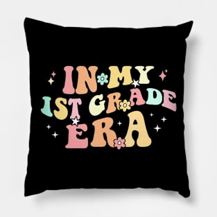 In My First Grade Era Retro Back To School Teacher Student Pillow