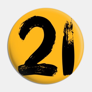 Number 21 Pin