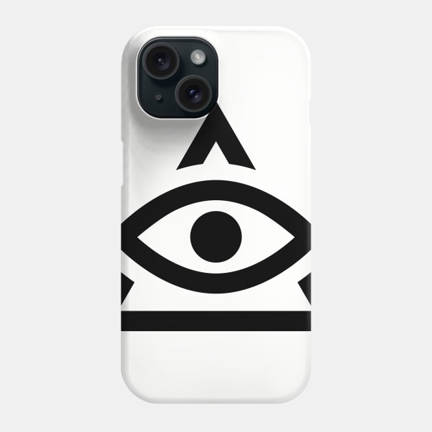 all seeing eye Phone Case by drugsdesign