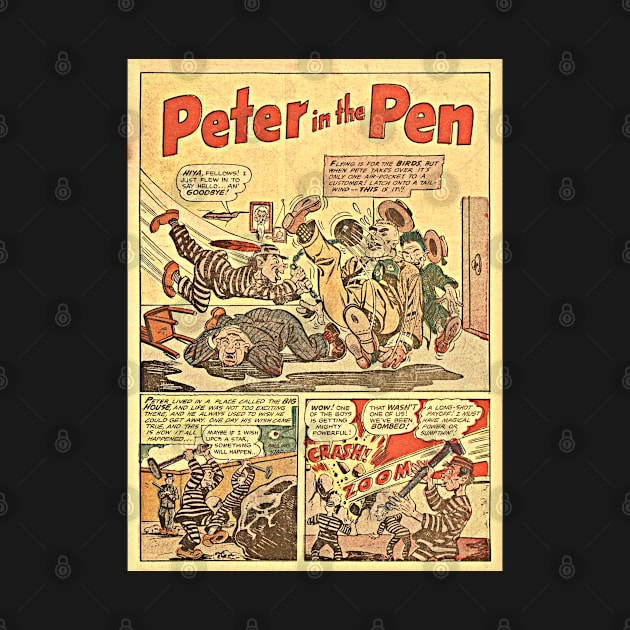 Vintage Comic Peter in the Pen Old Comic Book by Retro Comic Books