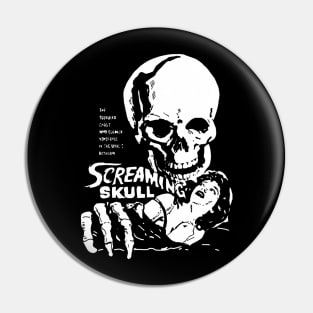 Screaming Skull Pin