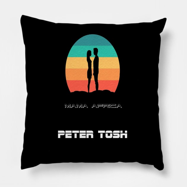 Peter Tosh Pillow by The Graphic Tape