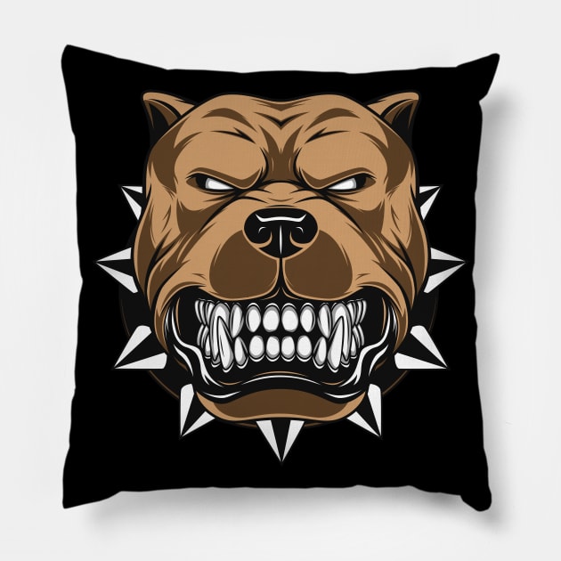 Mad Dog Pillow by Designed4Good