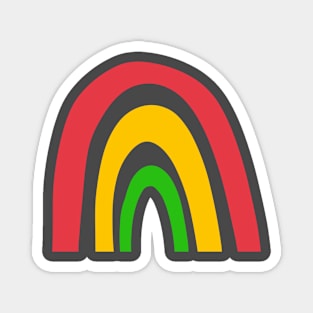 Rainbow Cute Smiley Magnet