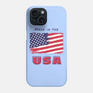 Made in the USA American Flag Patriotic Phone Case