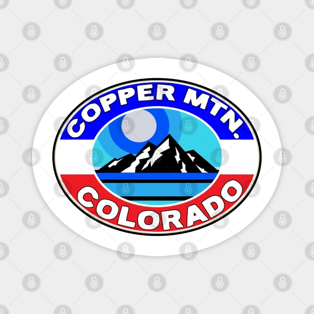 Copper Mountain Colorado Skiing Ski Mountains CO Magnet by TravelTime