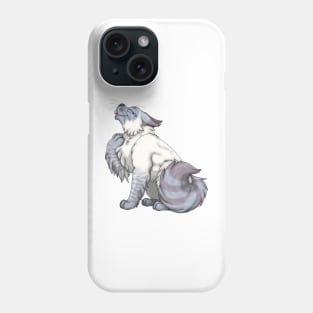 Blue Lynx Point Longhair Phone Case