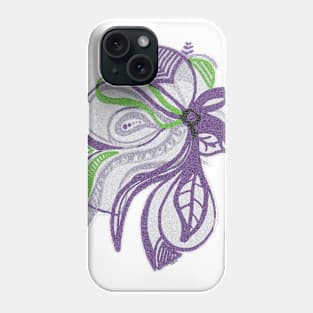 Flower green Phone Case