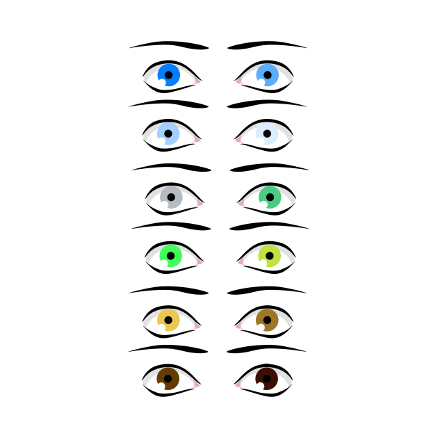 Colors of the Eyes by CrazyColorBurst