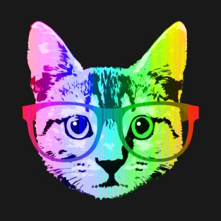 Funny Rainbow Cat T-Shirt