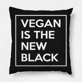 Vegan is the New Black - veganism and animal rights Pillow