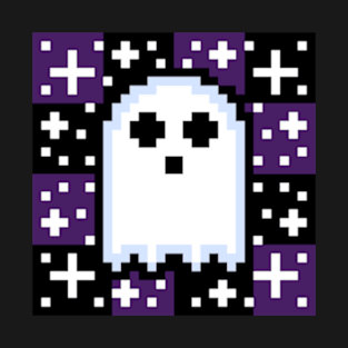 Pixel Ghost (32 by 32) T-Shirt