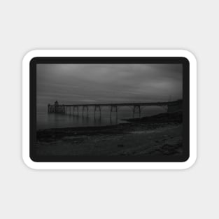 Clevedon pier in wintertime Magnet