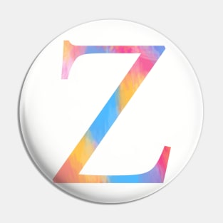 Sunrise Zeta Letter Pin