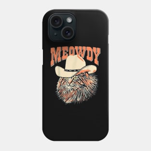 Meowdy! Funny Country Music Phone Case