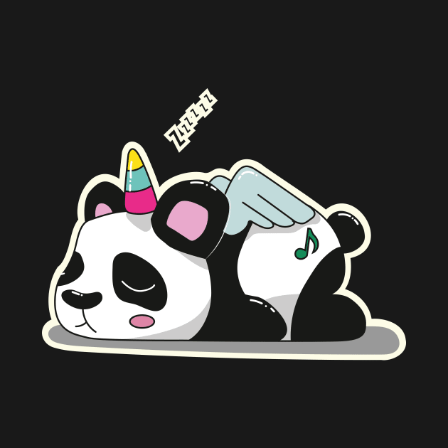 Sleeping Pandacorn by Ciwa