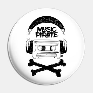 Music pirate Pin